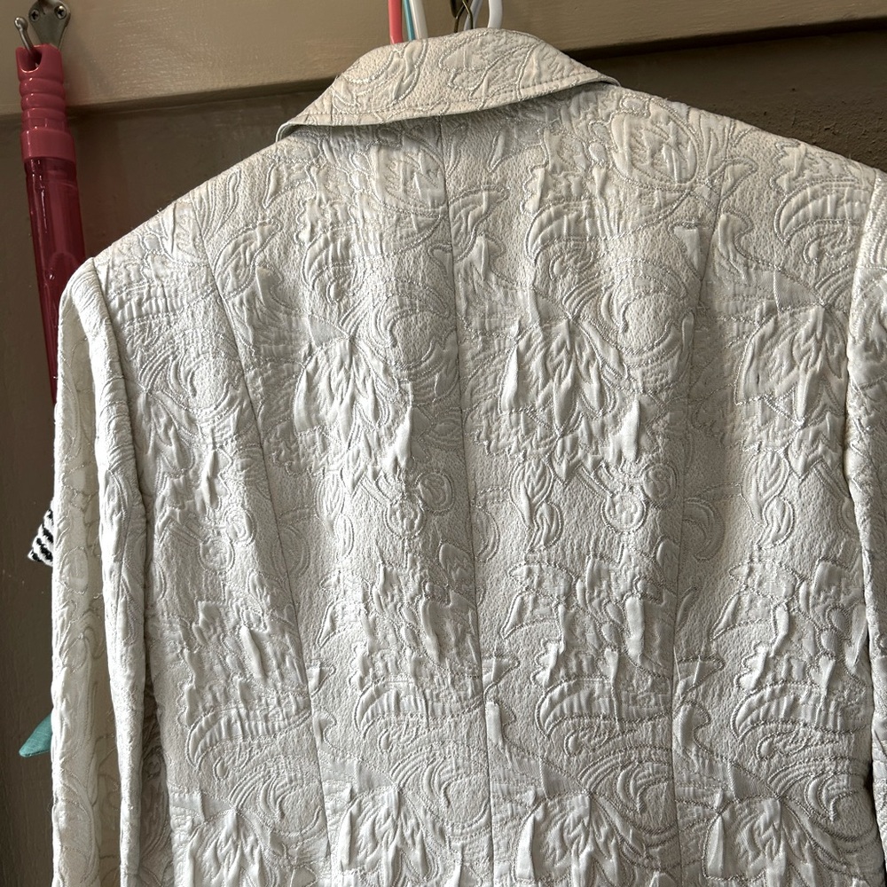 Women’s Michael Kors gold, floral blazer